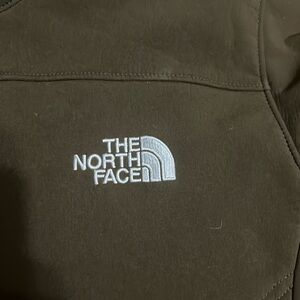 Brown north face jacket